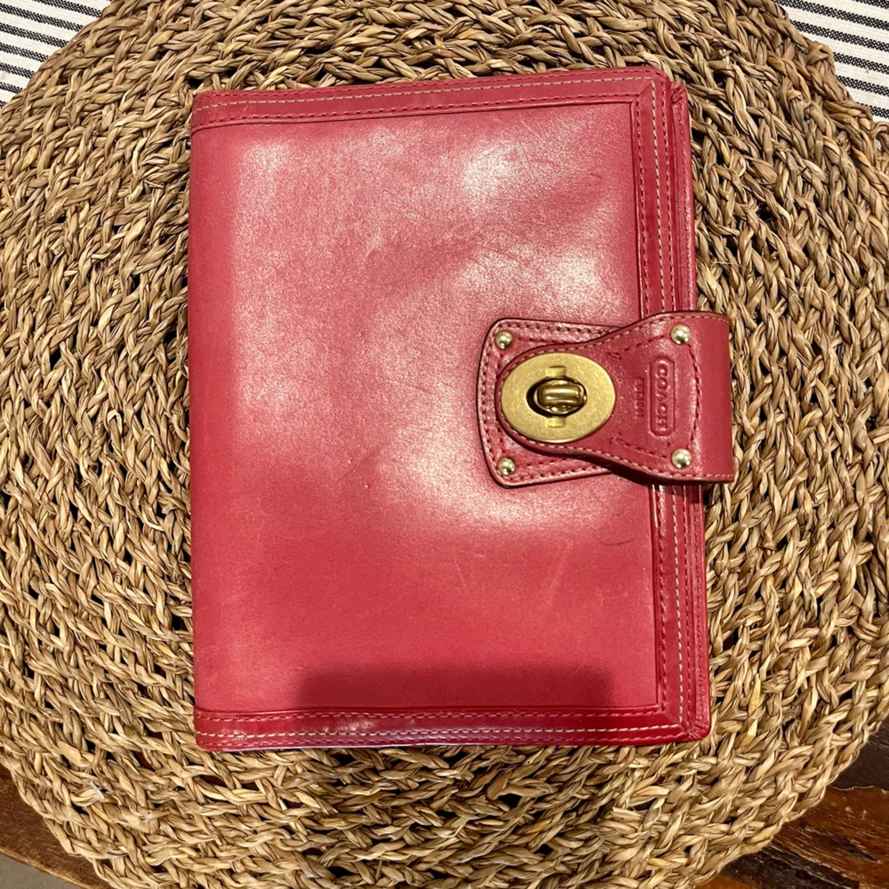 Coach planner/agenda cover